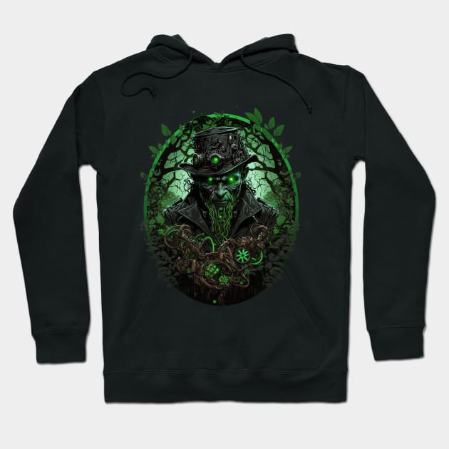 Darkness falls on Green Hoodie by ExprEssie